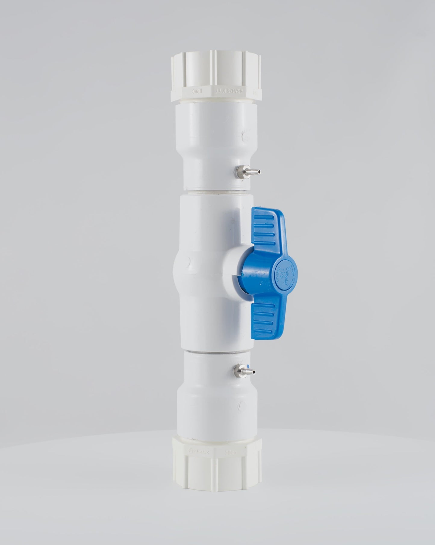Coupling connector with ball valve, 50mm – medium