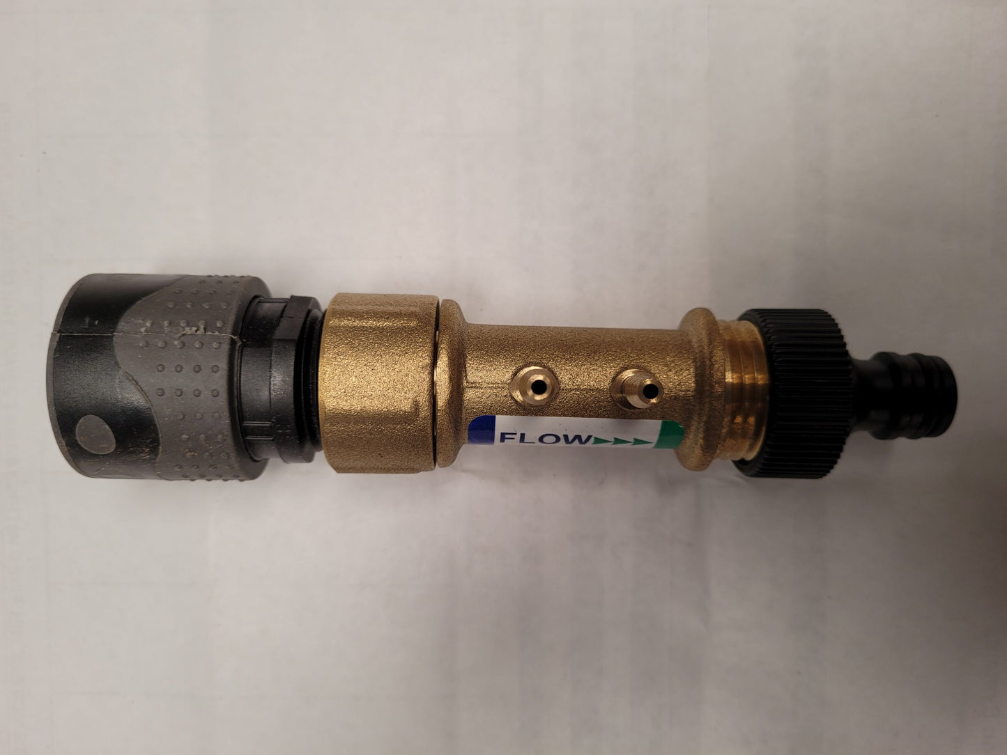 Brass hose tap connector, quick snap-on tap image 0