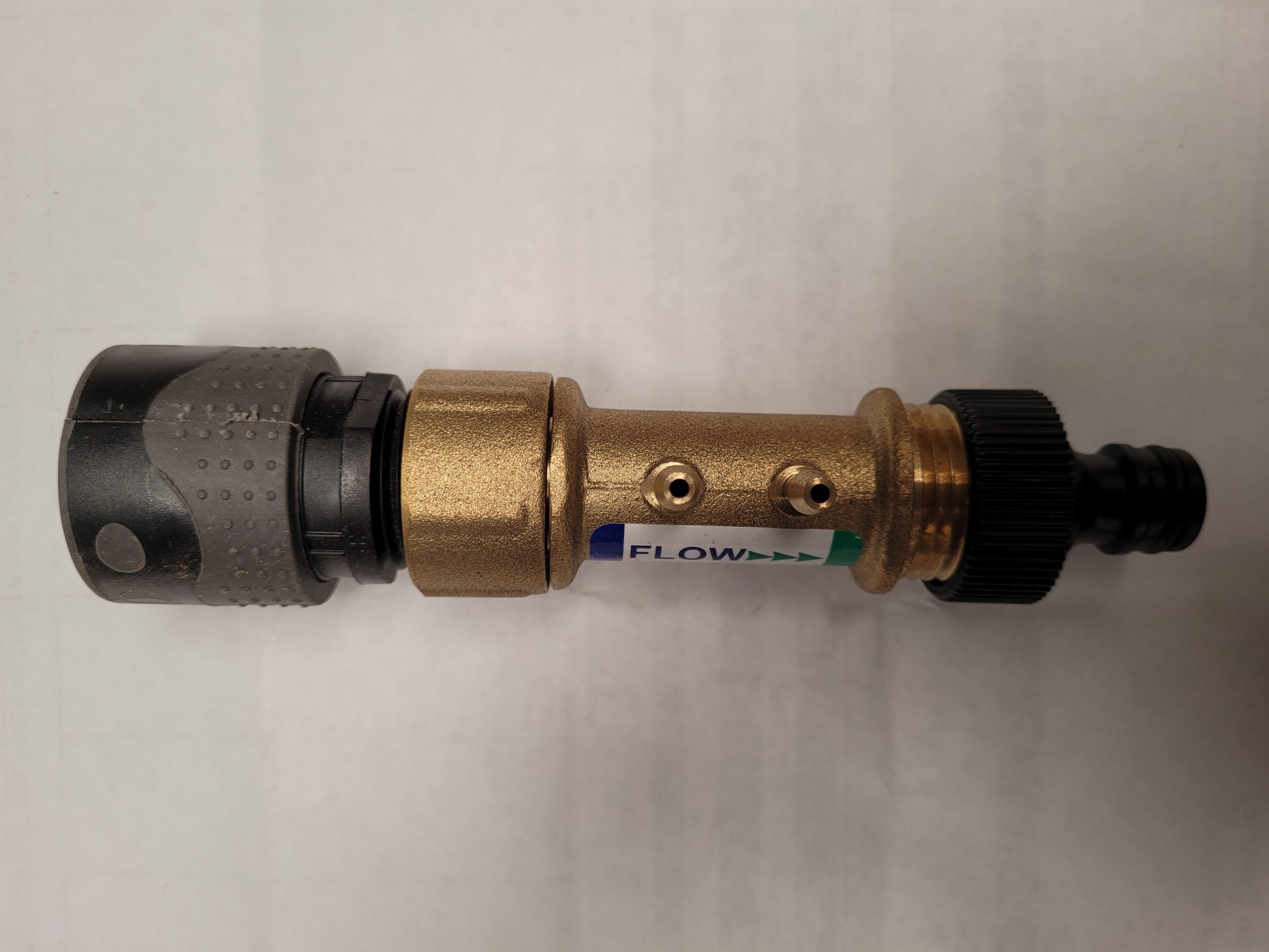 Brass hose tap connector, quick snap-on tap image 0
