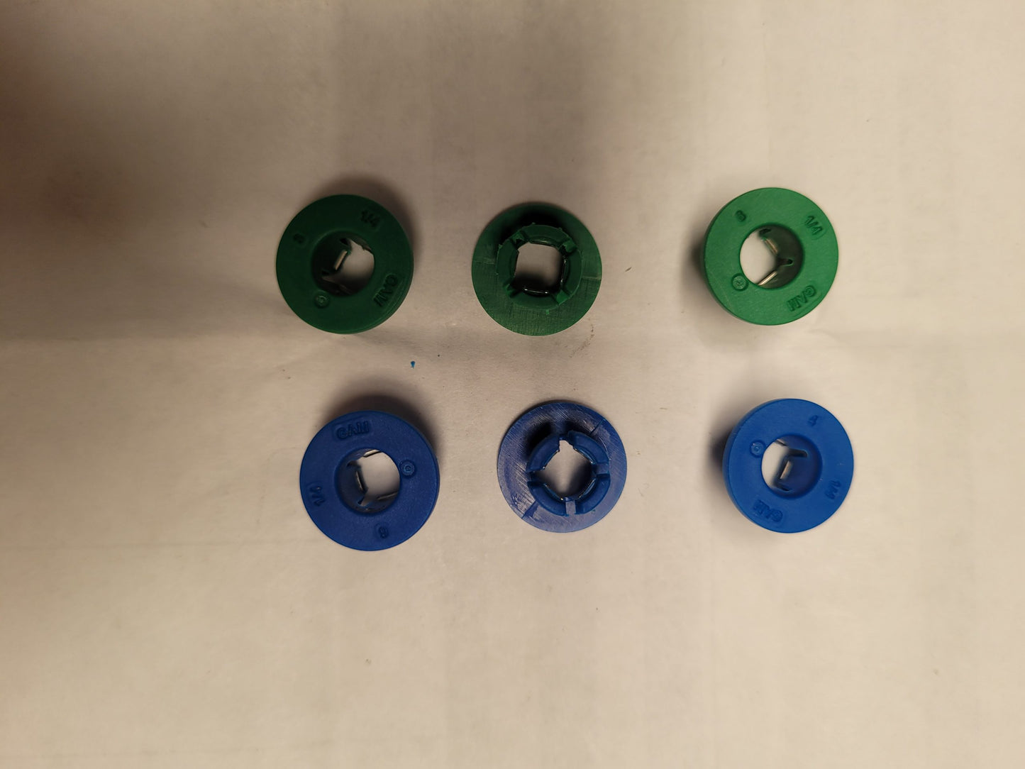 Cap Collet for CAP-MBT (3 blue and 3 green) image 0